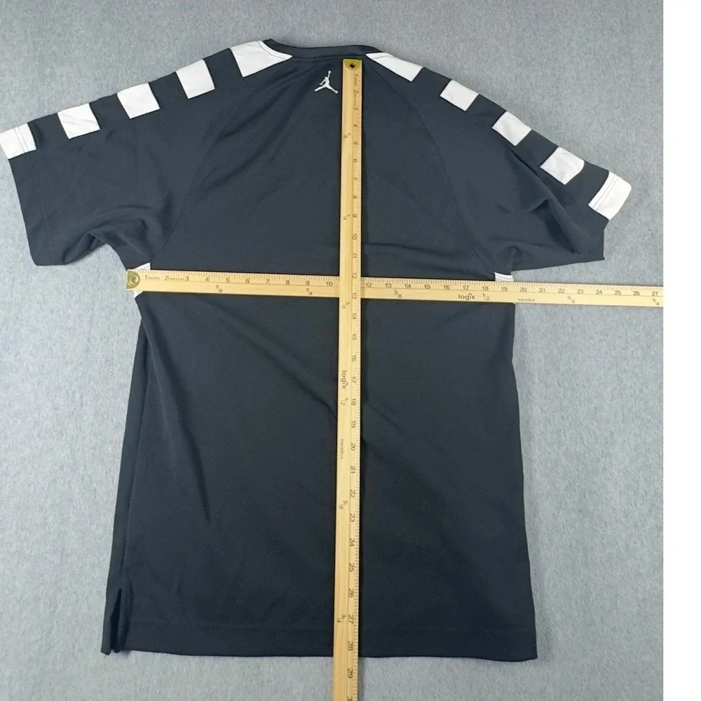 Jordan‎ Shirt Mens Small Black Dri FIT Jumpman Long Sleeve Basketball Sport Nike